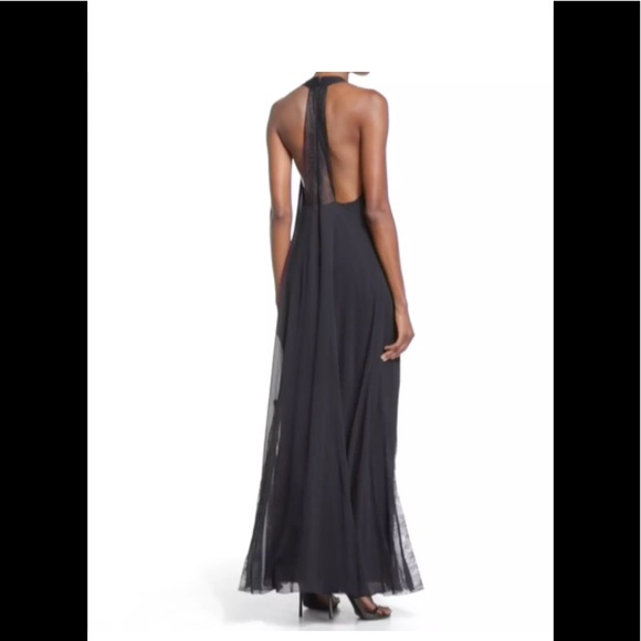 Alice&Olivia Ravi Black Stunning Embellished Neck - Picture 5 of 8